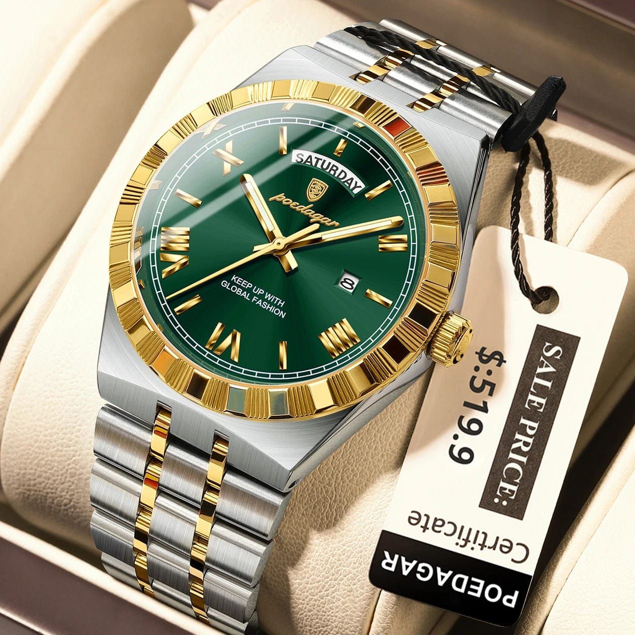 Luminous Quartz Men's Watch - Image 2